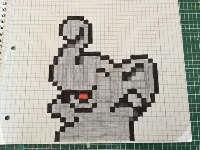 Fantasievolles Ausmalvergnügen: Kleine Pixelbilder selber malen