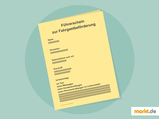 Kostenaufstellung für den Personenbeförderungsschein Kostenaufstellung für den Personenbeförderungsschein
