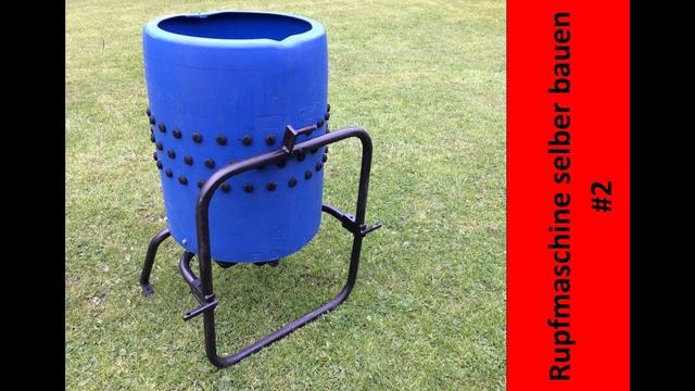 Geld sparen beim Federrupfen: Bau deine eigene Rupfmaschine