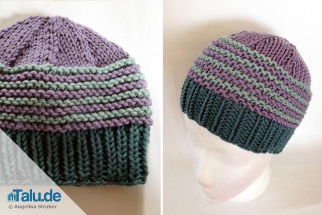 Stricke mit Leidenschaft: Kostenlose Anleitungen für schöne Kindermützen zum Selbermachen