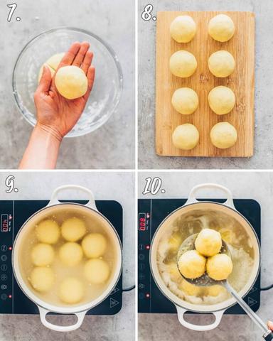 Schritt-für-Schritt Anleitung: Kartoffelklöße selber machen Schritt-für-Schritt Anleitung: Kartoffelklöße selber machen