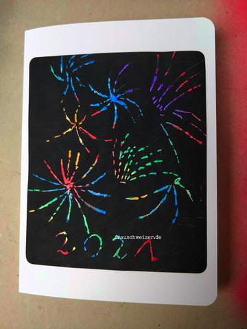 Anleitung: Kratzbilder selber machen mit Flusssteinen oder Namensschildern