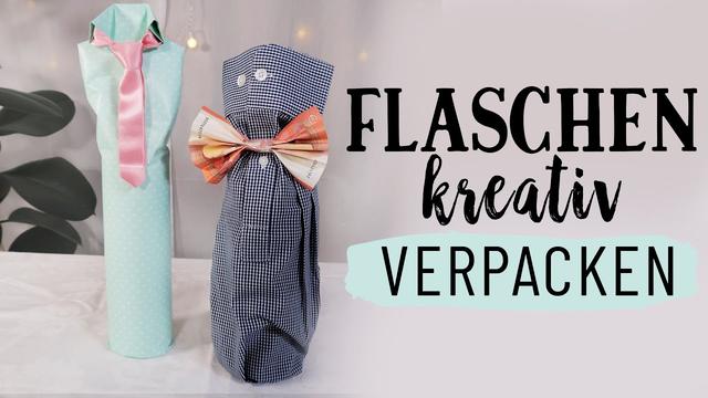 Originelle Verpackungsideen für Flaschengeschenke zum Selbermachen Originelle Verpackungsideen für Flaschengeschenke zum Selbermachen