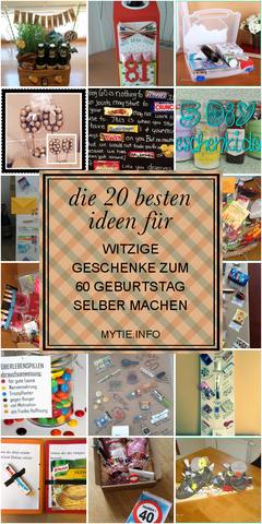 DIY-Geschenke zum 60. Geburtstag: Originell, persönlich und selbstgemacht! DIY-Geschenke zum 60. Geburtstag: Originell, persönlich und selbstgemacht!