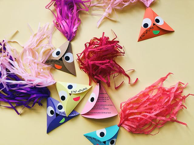 Mini Eistüten als coole Einladungen zum Kindergeburtstag Mini Eistüten als coole Einladungen zum Kindergeburtstag