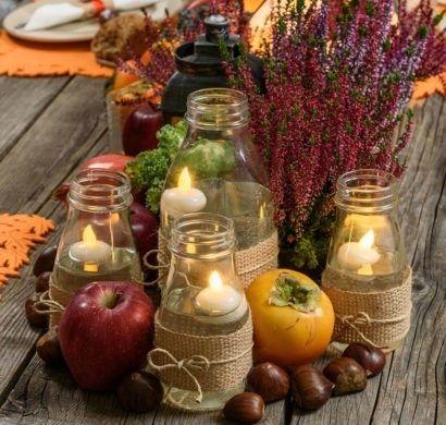 Schöne Ideen für herbstliche Tischdeko zum Selbermachen Schöne Ideen für herbstliche Tischdeko zum Selbermachen