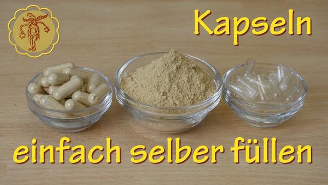 Anleitung zum Selber Befüllen von Kapseln