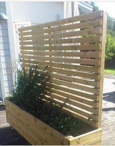 Kreative und billige Ideen für Sichtschutz selber bauen 25 Garten