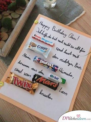 Originelle Ideen für selbstgemachte Geburtstagsgeschenke