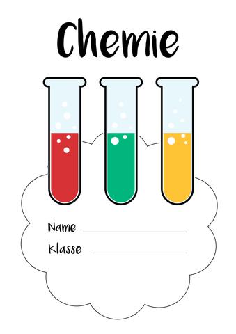 Kreatives Chemie Deckblatt selber malen: Individuelle Gestaltung für