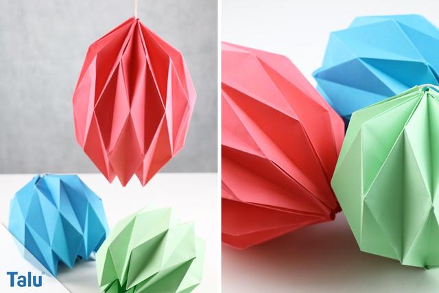 Origami-Lampenschirme: Anleitung für selbst gefaltete Schmuckstücke Origami-Lampenschirme: Anleitung für selbst gefaltete Schmuckstücke
