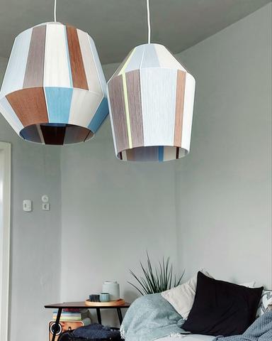 Originelle Beleuchtungsideen: Lampenschirme selber basteln mit Tonpapier Originelle Beleuchtungsideen: Lampenschirme selber basteln mit Tonpapier