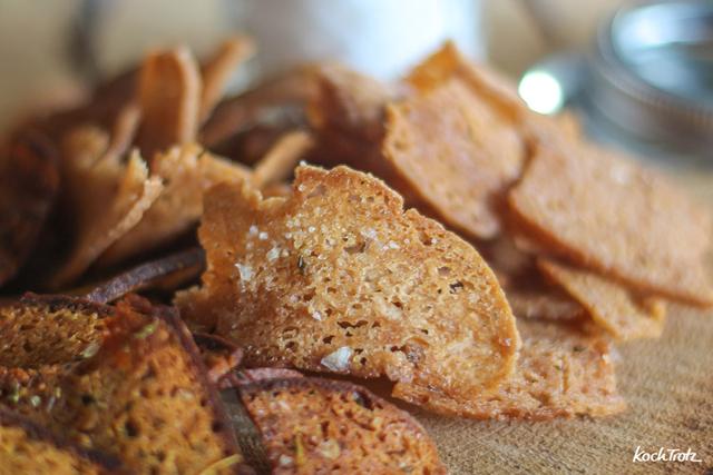Kreative Ideen zur Verwertung von altem Brot: Selbstgemachte Brotchips