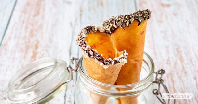 Schwierigkeiten beim Formen von Eiswaffeln: Übung macht den Meister Schwierigkeiten beim Formen von Eiswaffeln: Übung macht den Meister