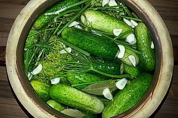 Köstliche Salzgurken nach Omas Rezept: Einfach und haltbar gemacht