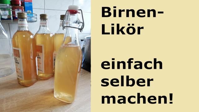 Leckerer Birnenlikör: Einfaches Rezept zum Selbermachen Leckerer Birnenlikör: Einfaches Rezept zum Selbermachen