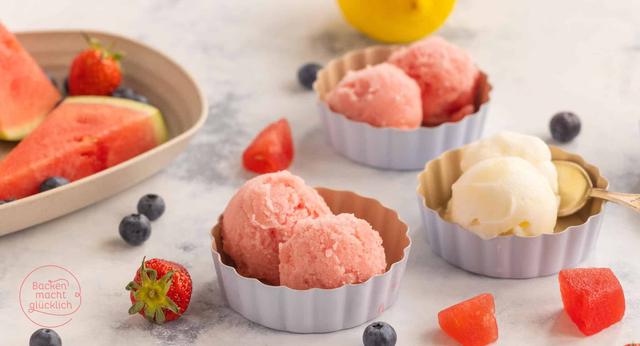 Leichtes und erfrischendes Sorbet selber machen