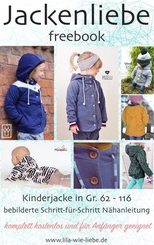 Lila wie Liebe: Kinderblousonjacke zum Selbernähen Lila wie Liebe: Kinderblousonjacke zum Selbernähen