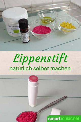 Natürliche Lippenpflege: Lippenstift selber machen leicht gemacht Natürliche Lippenpflege: Lippenstift selber machen leicht gemacht