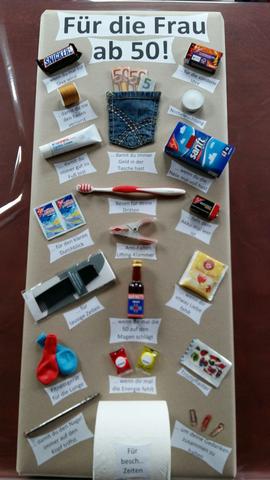 Lustige Geldgeschenke zum 50. Geburtstag selber machen Sieu Thi Do