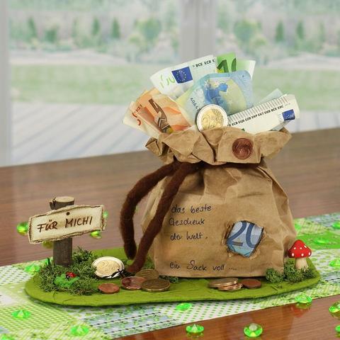 Persönliche und witzige Geldgeschenke zum Geburtstag selber gestalten