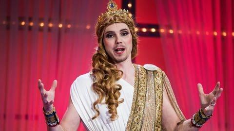 Johannes Bersch als "Moguntia" bei "Mainz bleibt Mainz" Johannes Bersch als "Moguntia" bei "Mainz bleibt Mainz"