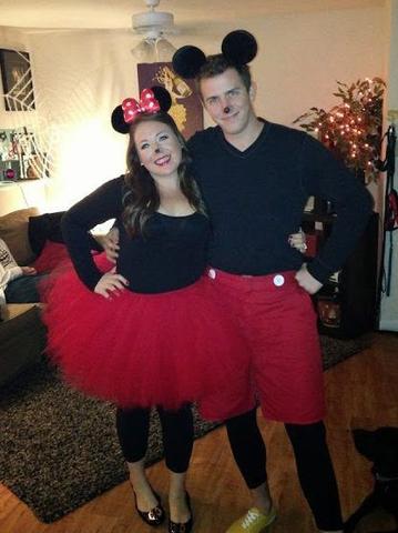 Kreative Idee: Selbstgemachtes Micky Maus Kostüm zum Fasching