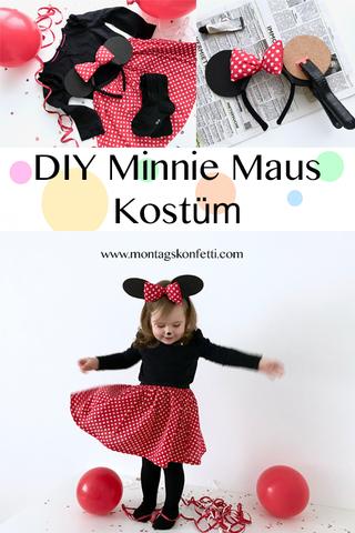 Schritt-für-Schritt-Anleitung für ein selbstgemachtes Micky Maus Kostüm