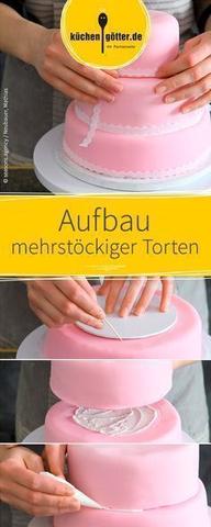 Tipps und Tricks zum Aufbau von mehrstöckigen Motivtorten
