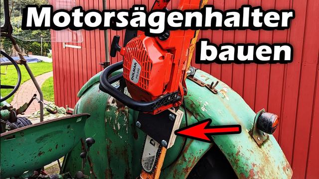 Schaffen Sie Ordnung mit einer selbstgemachten Motorsägenhalterung - Anleitung und Tipps Schaffen Sie Ordnung mit einer selbstgemachten Motorsägenhalterung - Anleitung und Tipps