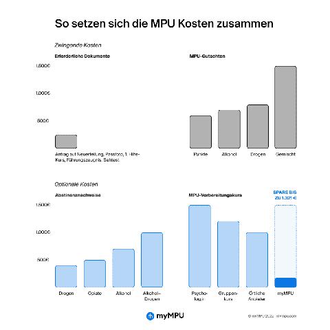 Überblick über die Kosten einer Medizinisch-Psychologischen Untersuchung (MPU)