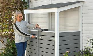 DIY-Projekt: Eigenen Mülltonnen-Unterstand einfach und günstig selber bauen DIY-Projekt: Eigenen Mülltonnen-Unterstand einfach und günstig selber bauen