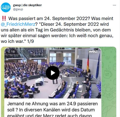 Der 24. September 2022: Ein besonderer Tag für Deutschland? Der 24. September 2022: Ein besonderer Tag für Deutschland?