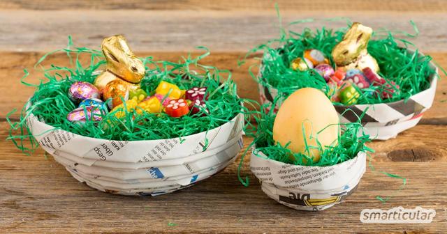 Kreative Upcycling-Ideen für selbstgemachte Osternester Kreative Upcycling-Ideen für selbstgemachte Osternester