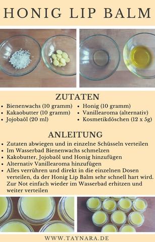 Anleitung: Lippenbalsam einfach selbst machen