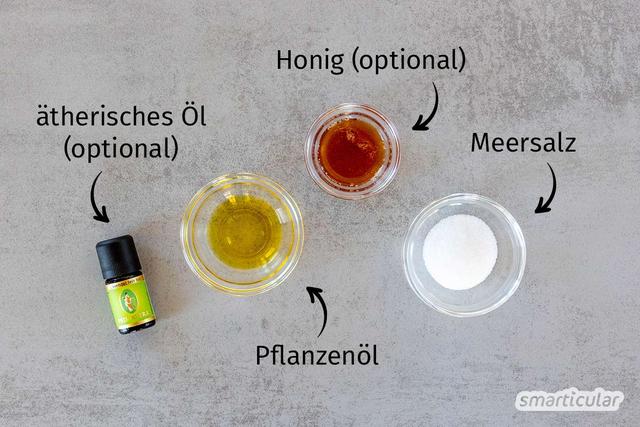 Pflegendes Handpeeling zum Selbermachen - natürliche Hautpflege für strapazierte Hände