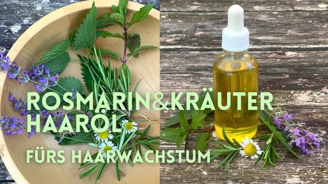 DIY: Haarwachstum mit selbstgemachtem Rosmarinöl fördern