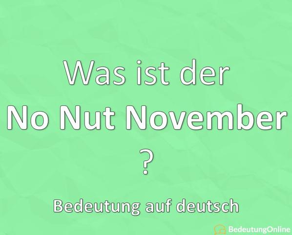 "No Nut November erklärt: Warum sich Menschen dieser Herausforderung stellen" "No Nut November erklärt: Warum sich Menschen dieser Herausforderung stellen"