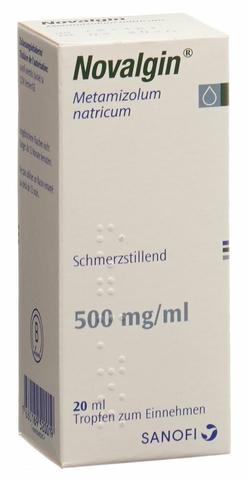 Besondere Vorsicht bei der Anwendung von Novalgin erforderlich Besondere Vorsicht bei der Anwendung von Novalgin erforderlich
