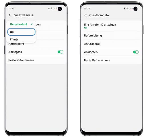 Wie kann ich die generelle Rufnummernunterdrückung auf meinem Android-Smartphone aufheben? Wie kann ich die generelle Rufnummernunterdrückung auf meinem Android-Smartphone aufheben?