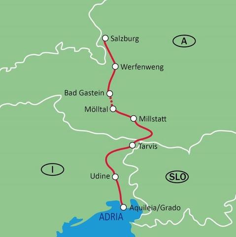 Alpe-Adria Radweg: Tipps zur selbstorganisierten Reise