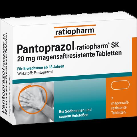 Einnahmeempfehlungen für Pantoprazol-ratiopharm® SK 20 mg Einnahmeempfehlungen für Pantoprazol-ratiopharm® SK 20 mg