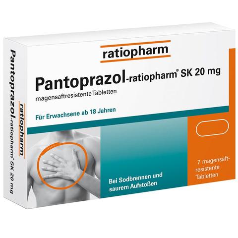 Einnahmeempfehlungen für Pantoprazol-ratiopharm® SK 20 mg Einnahmeempfehlungen für Pantoprazol-ratiopharm® SK 20 mg