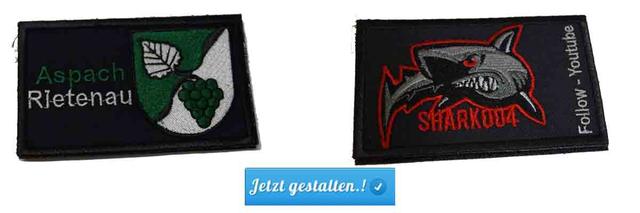 Mach deine Kleidung einzigartig mit selbst gestalteten Patches ab 1 Stück! Mach deine Kleidung einzigartig mit selbst gestalteten Patches ab 1 Stück!