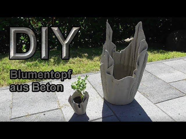 DIY: Betongefäße selbst herstellen - Günstige Alternative zu teuren Sandsteintöpfen DIY: Betongefäße selbst herstellen - Günstige Alternative zu teuren Sandsteintöpfen