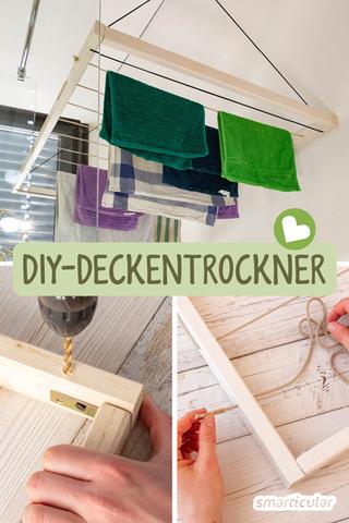 Anleitung: Wäscheständer selber bauen - Platzsparende Alternative zum Wäschetrockner Anleitung: Wäscheständer selber bauen - Platzsparende Alternative zum Wäschetrockner