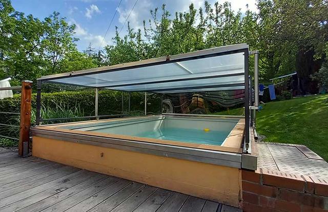 Selbstgemacht: Eine individuelle Poolüberdachung aus Holz selber bauen