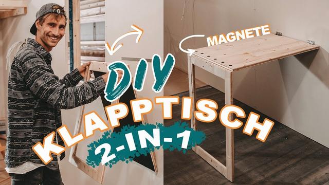 Platzsparende Lösung: Klapptisch DIY-Anleitung für kreative Hobbys Platzsparende Lösung: Klapptisch DIY-Anleitung für kreative Hobbys