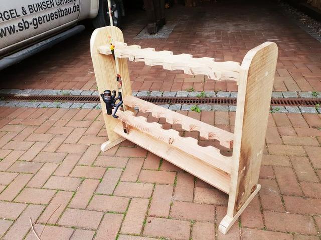 Selbstgebaute Rutenständer: Langlebig und flexibel einsetzbar