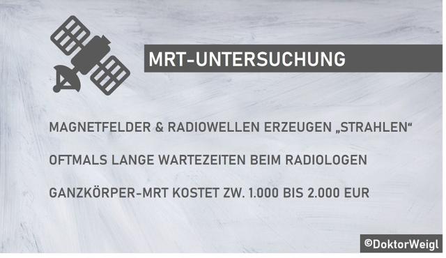 Selbstzahlerpreise für eine MRT-Untersuchung im Überblick Selbstzahlerpreise für eine MRT-Untersuchung im Überblick